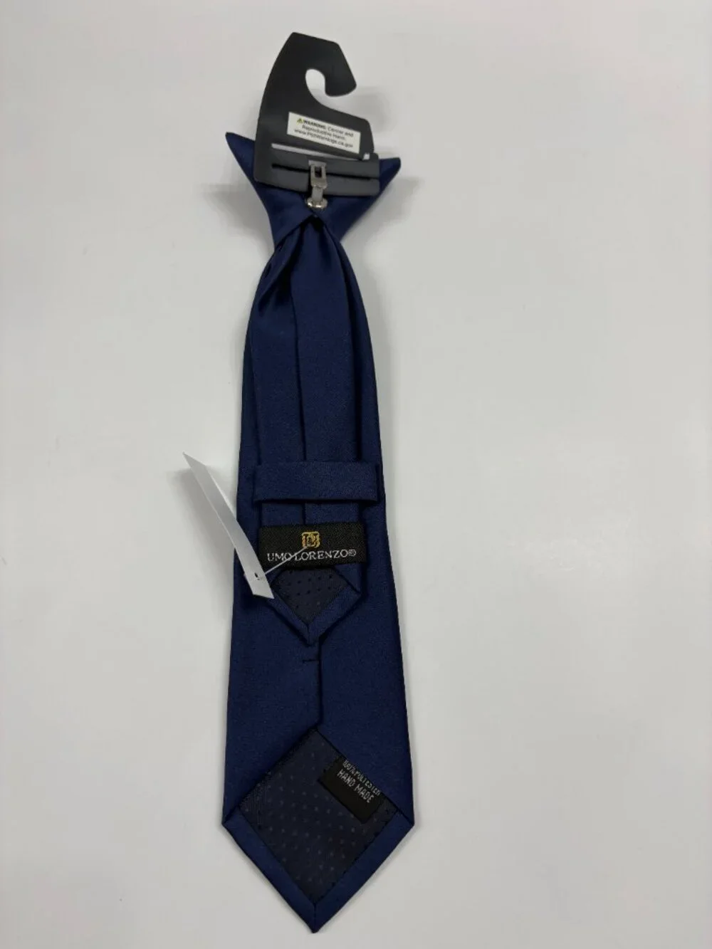 Neck Tie -Boy's - Clip-on - Navy Blue - 4-7 Yrs Old - NWT